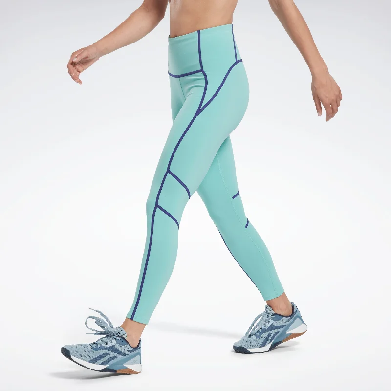 Loyalty Reward Les Mills® Colorblock Leggings Semi Teal