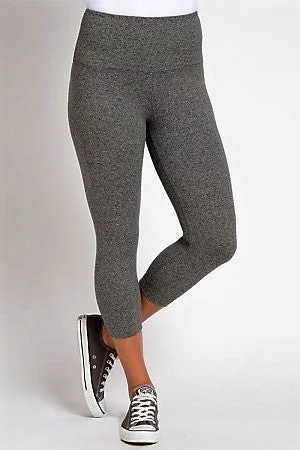 Shop and Save Last Chance Size XS | Lysse Premium Control Capri Length Leggings SALT and PEPPER Shop and Save Last Chance Size XS | Lysse Premium Control Capri Length Leggings SALT and PEPPER