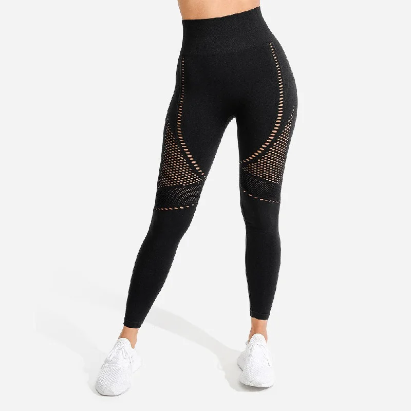 Weekend Special Meta Seamless Leggings - Black