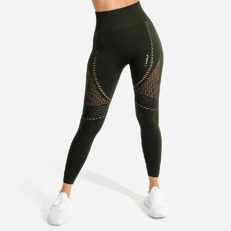 Massive Deals Meta Seamless Leggings - Khaki