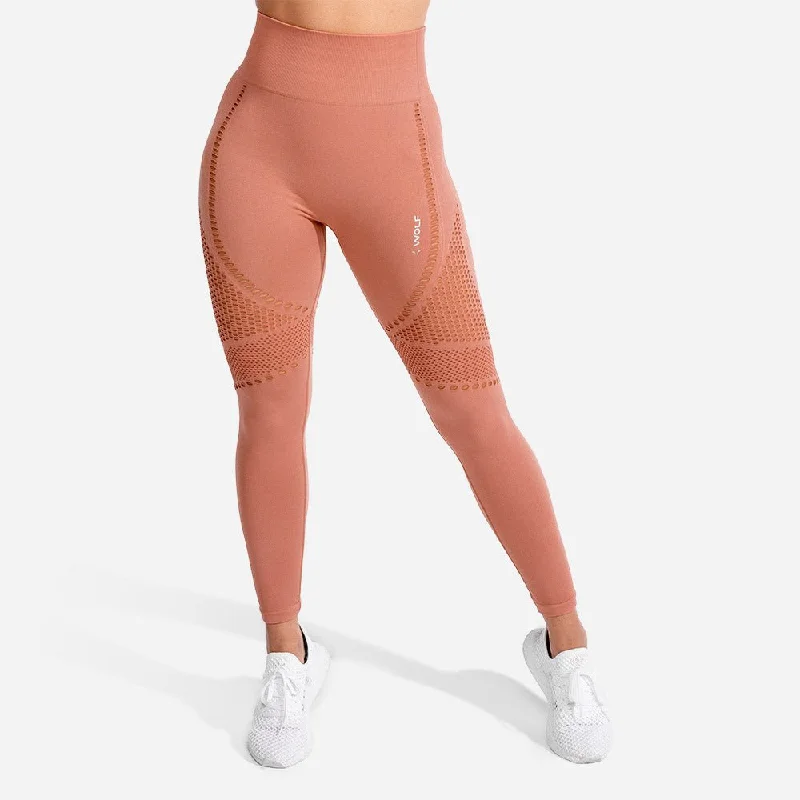 Online Only Meta Seamless Leggings - Rose Gold