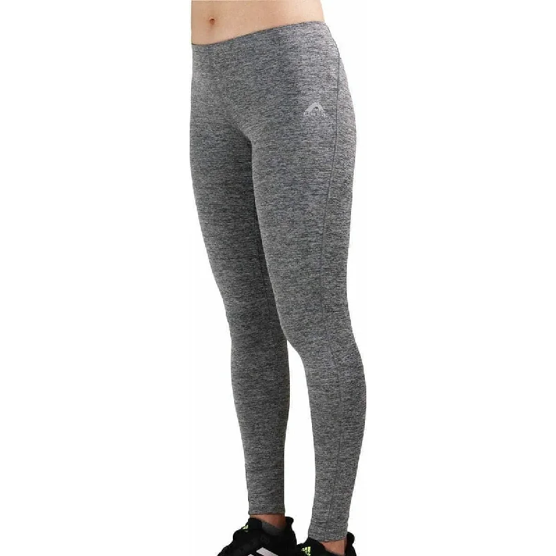 Limited Time More Mile Train To Run Womens Long Running Tights - Grey