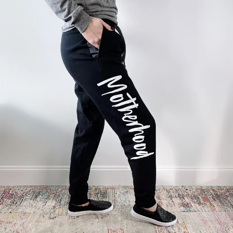 Discount Mania Motherhood Jogger • Black