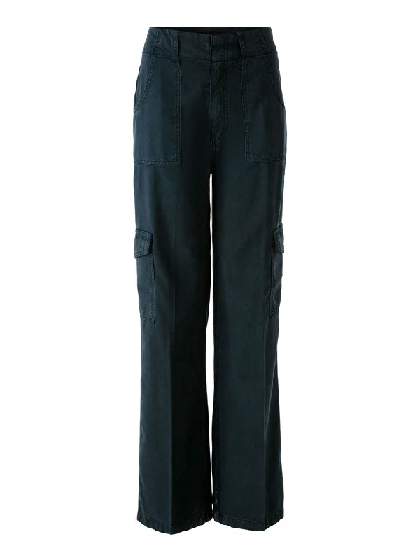 Deep Discounts Oui Cargo Trousers Dark Green