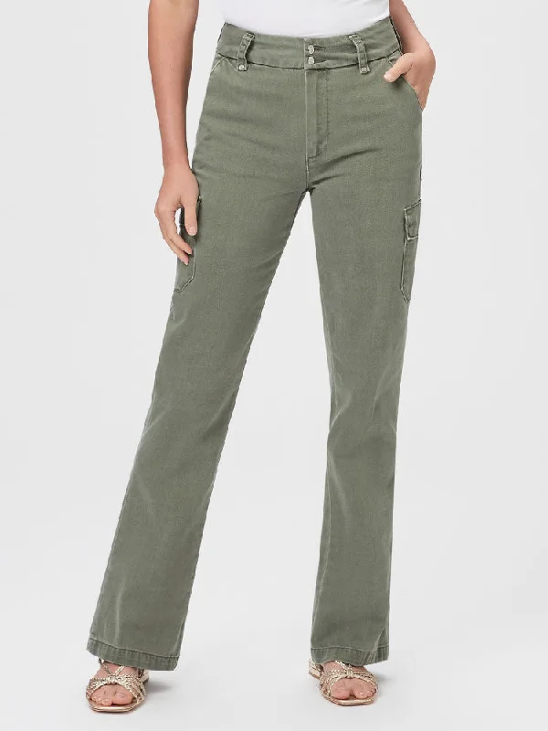 Act Fast Paige Dion Cargo Trousers Vintage Ivy Green