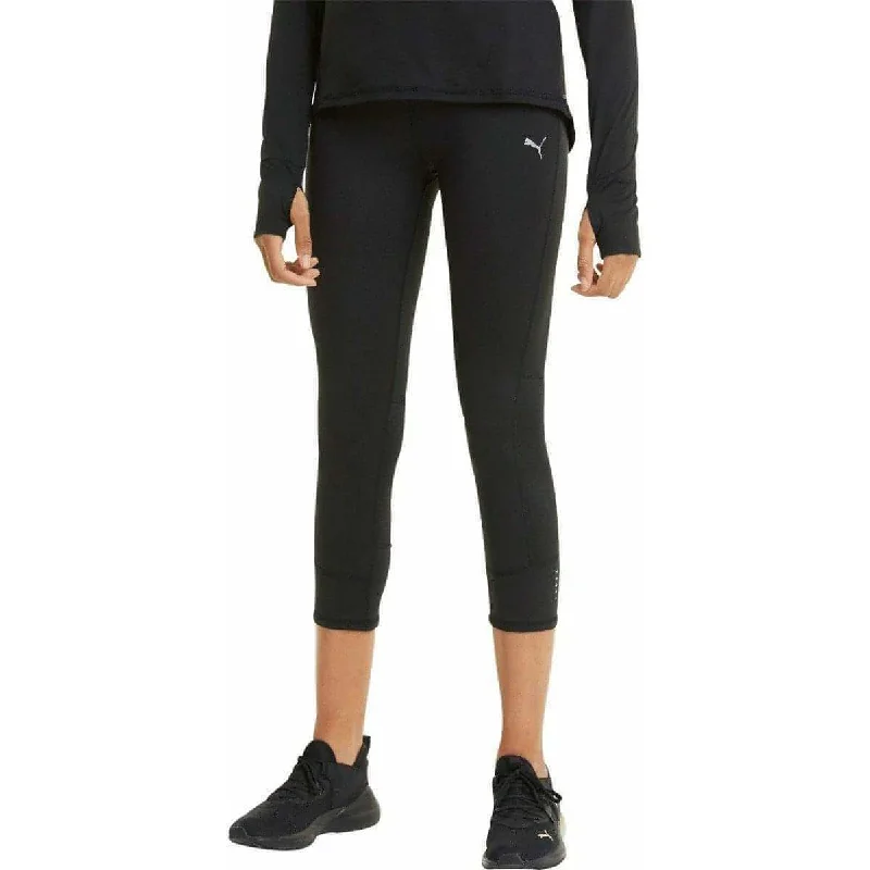 Last Chance Puma Favourite Womens 3/4 Capri Running Tights - Black