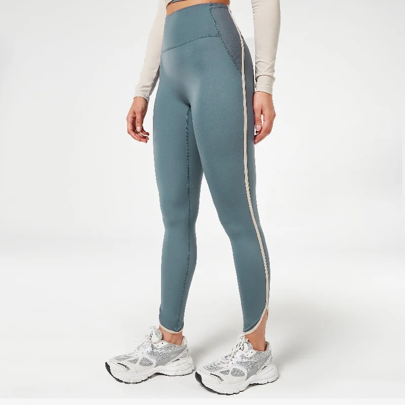 Midnight Madness Retrograde Chic Leggings - Stormy Weather