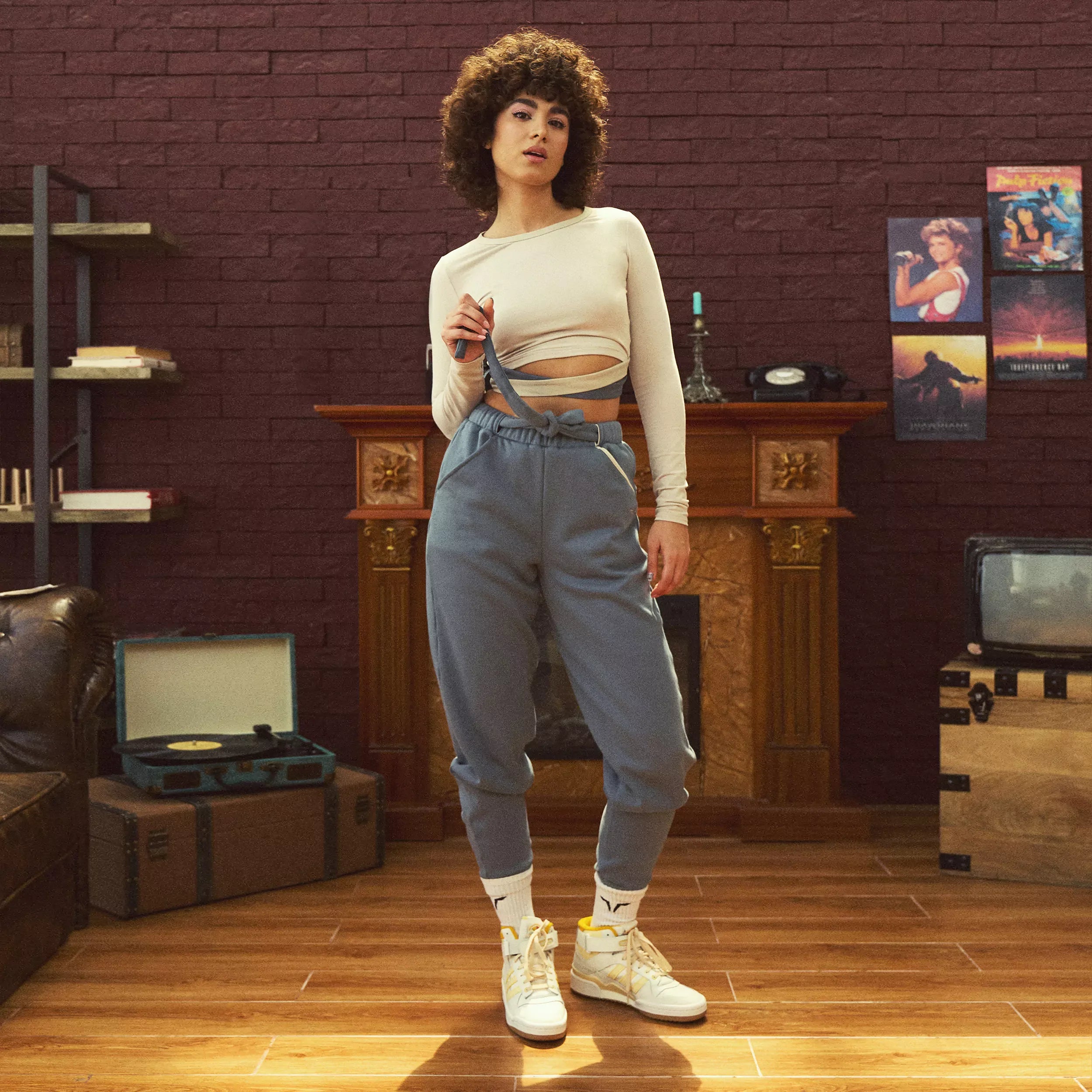 Epic Deals Retrograde Criss Cross Tie Joggers - Stormy Weather