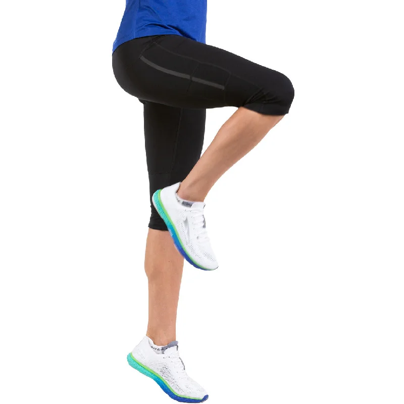 Massive Deals Ronhill Tech Revive Womens 3/4 Capri Running Tights - Black