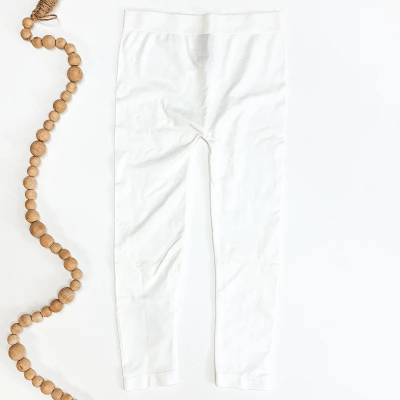 Midnight Madness Seamless Leggings Regular Size in White
