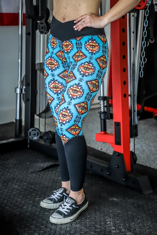 Don't Miss SEDONA FULL PRINT CROSSOVER LEGGINGS