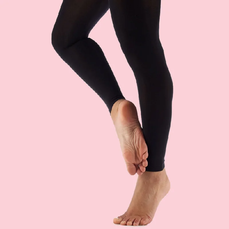 Super Savings SILKY LADIES BLACK FOOTLESS TIGHTS