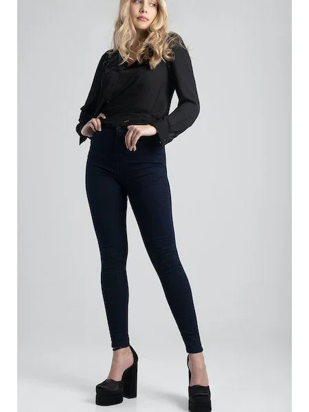 Unmissable Offer Sissy Boy Super High Waist Skinny  Blue Black