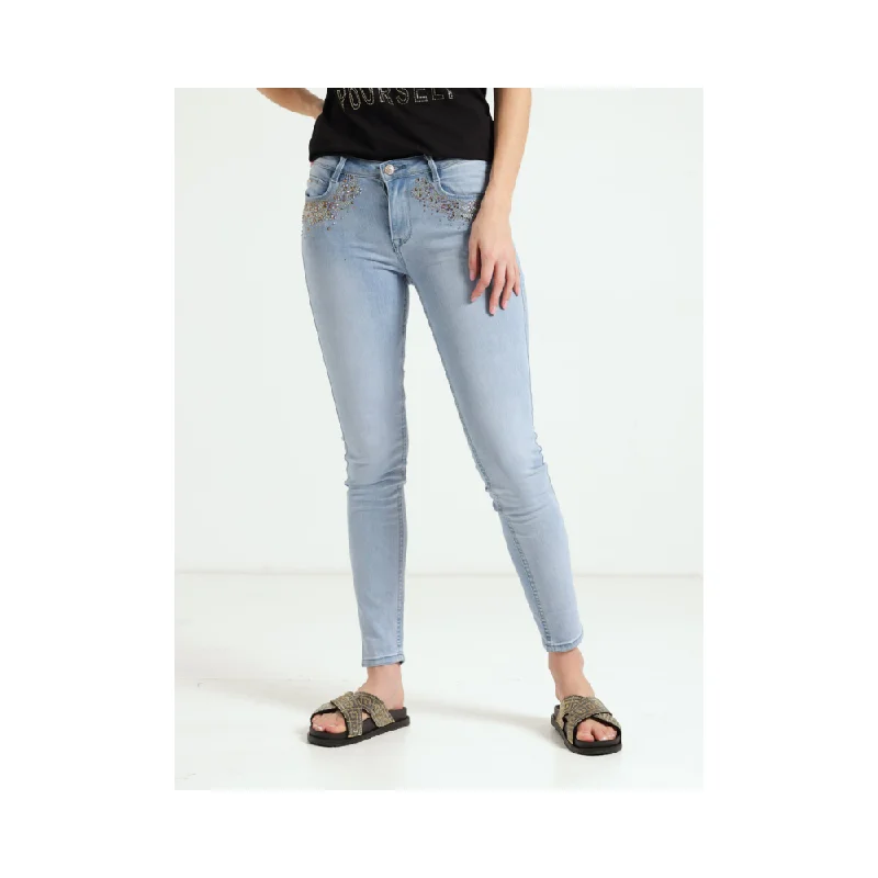 Savings Galore Sissyboy P29946 Ladies Jon Jon Low Waist Skinny Jeans