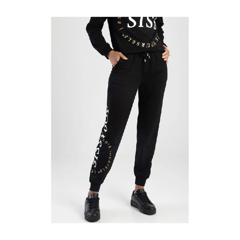 Lowest Price Sissyboy Ps30206 Ladies Track Pants W Print Logo Black