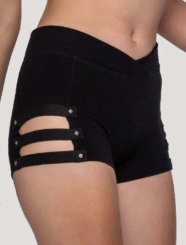 Early Bird Discount Slashed Mini Shorts