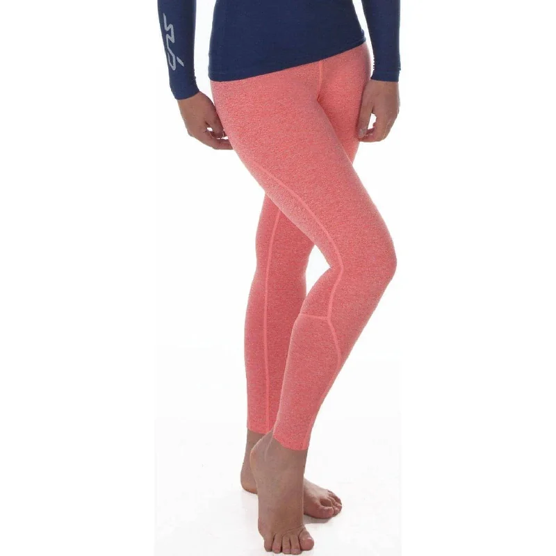 Closeout Sub Sports Cold Thermal Womens Long Running Tights - Orange