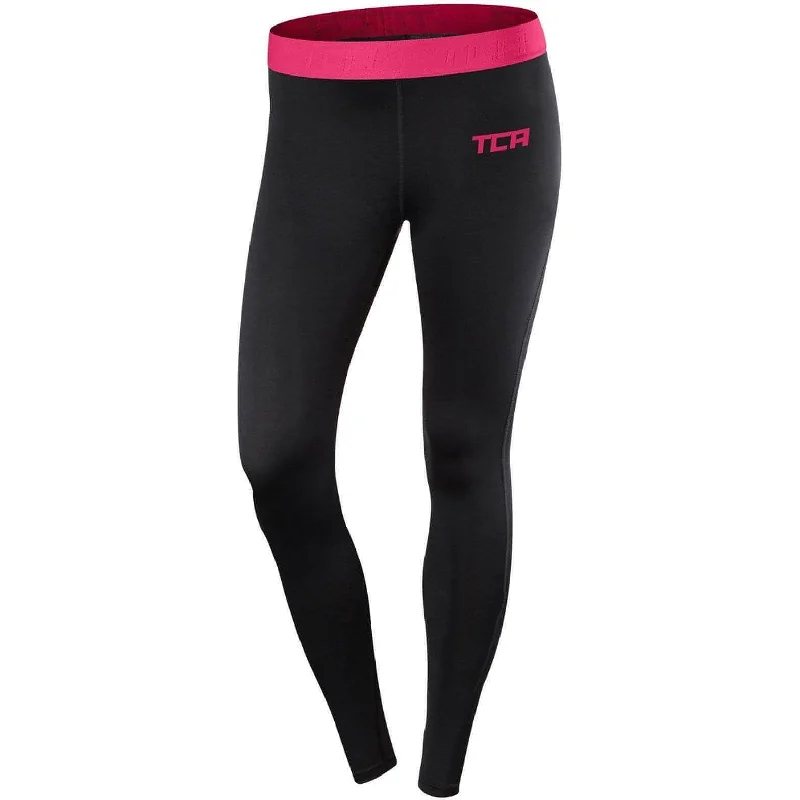 Fantastic Offers TCA Pro Performance Endurance Womens Long Running Tights - Black