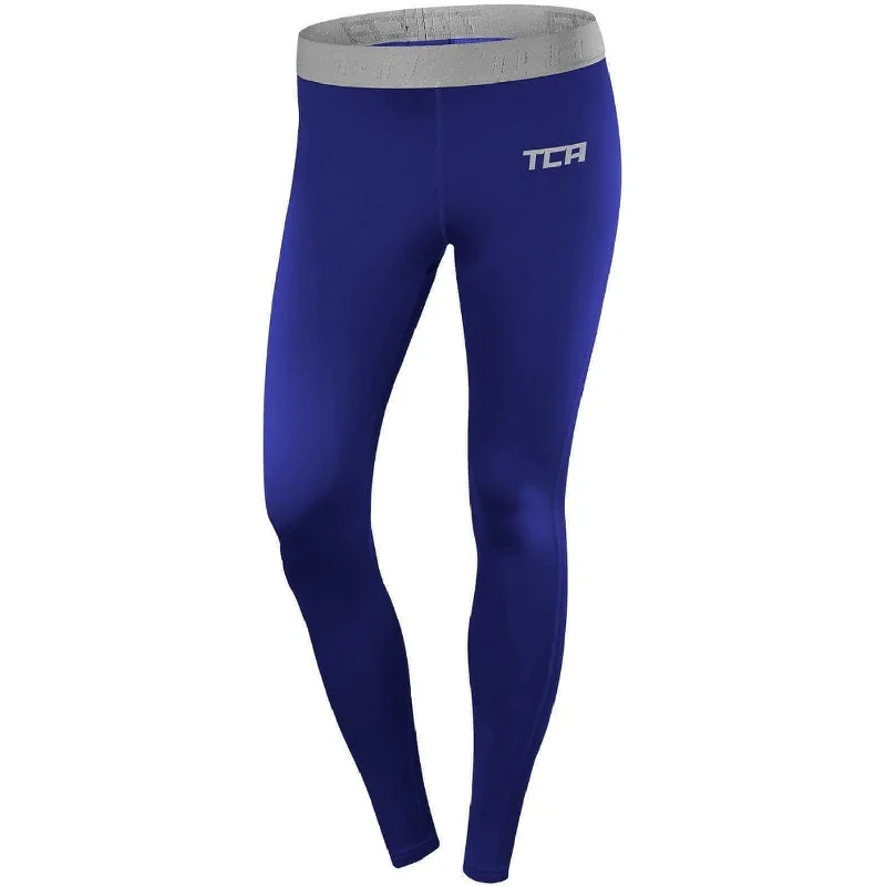 Final Markdown TCA Pro Performance Endurance Womens Long Running Tights - Blue