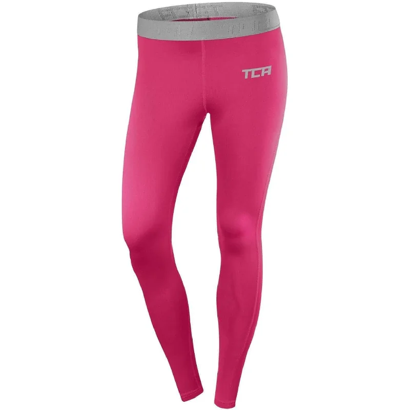 Massive Deals TCA Pro Performance Endurance Womens Long Running Tights - Pink