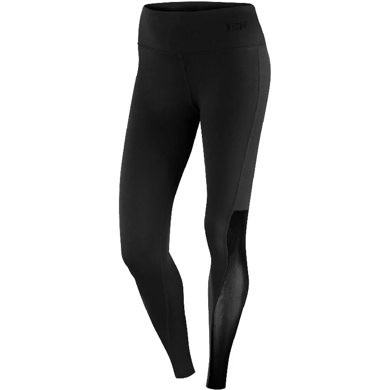 Markdowns TCA Pro Performance MeshLuxe Womens Long Running Tights - Black