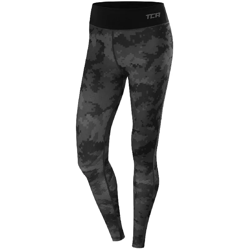 Epic Deals TCA Supreme Graphic Womens Long Running Tights - Black