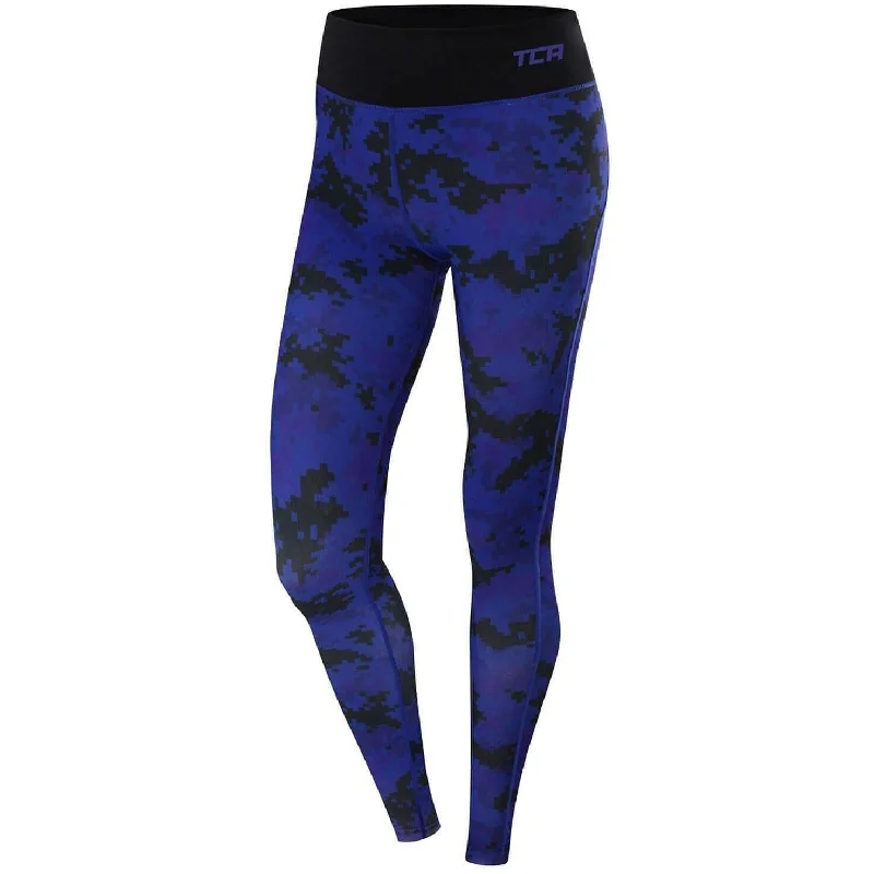 New Deals TCA Supreme Graphic Womens Long Running Tights - Blue