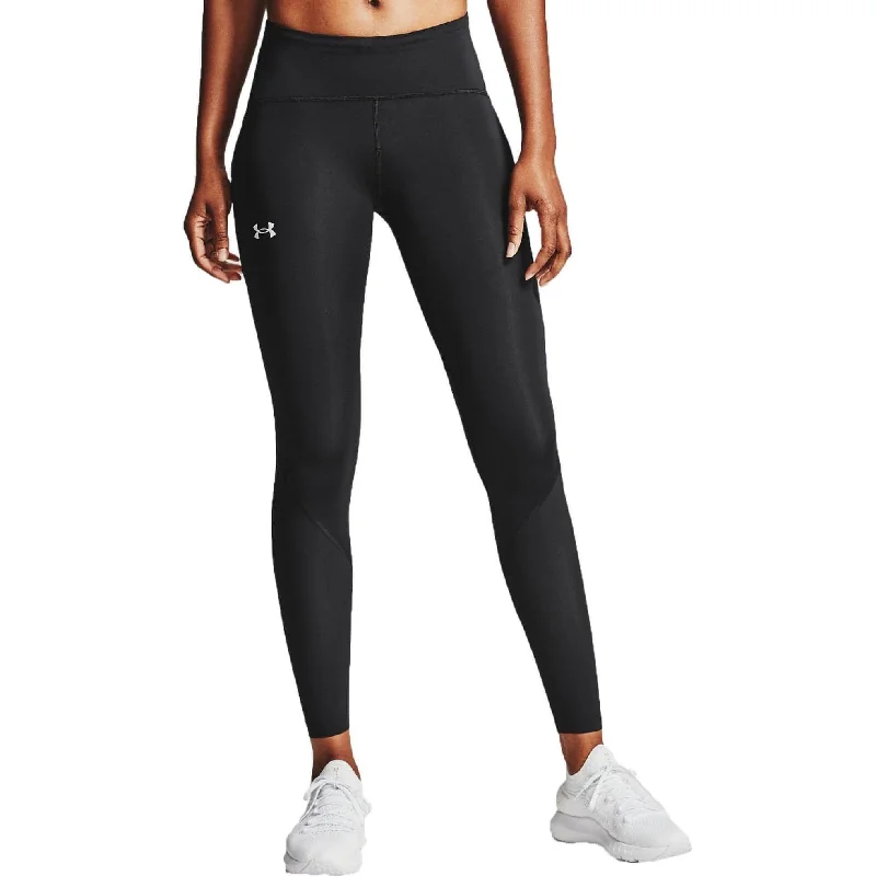Price Buster Under Armour HeatGear Fly Fast 2.0 Womens Long Running Tights - Black