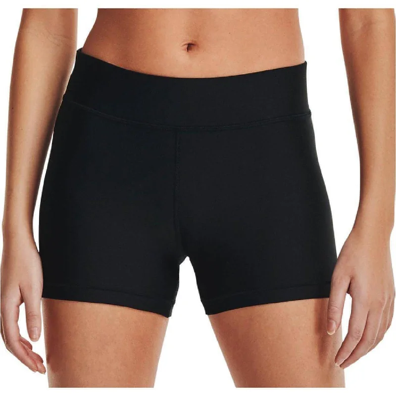 Grand Opening Sale Under Armour HeatGear Mid Rise Womens Short Training Tights - Black