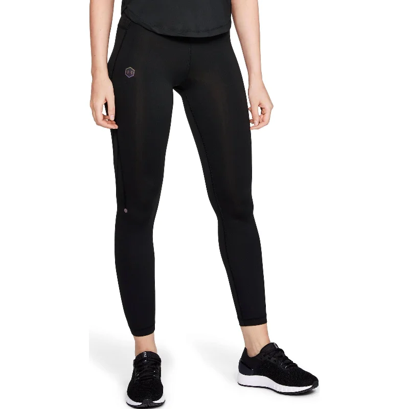 Exclusive Savings Under Armour HeatGear Rush Run Womens Long Running Tights - Black
