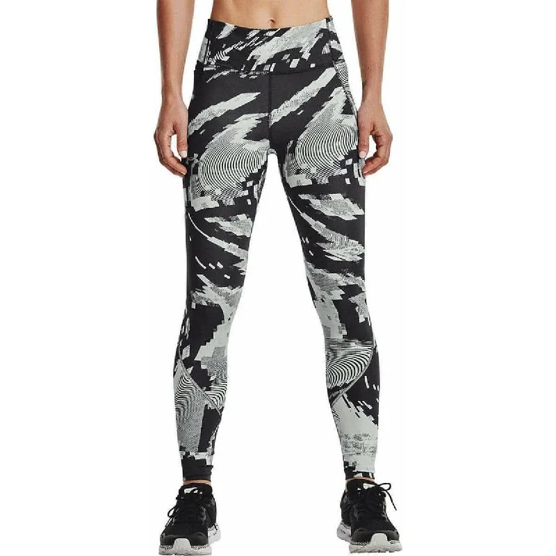 Value Deals Under Armour OutRun The Storm Womens Long Running Tights - Grey