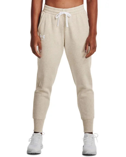 Value Deals Under Armour Rival Fleece Joggers Cream