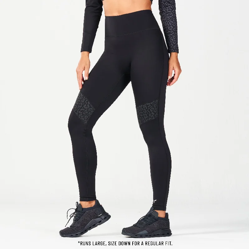 Unmissable Offer Untamed Panel Leggings 27" - Black