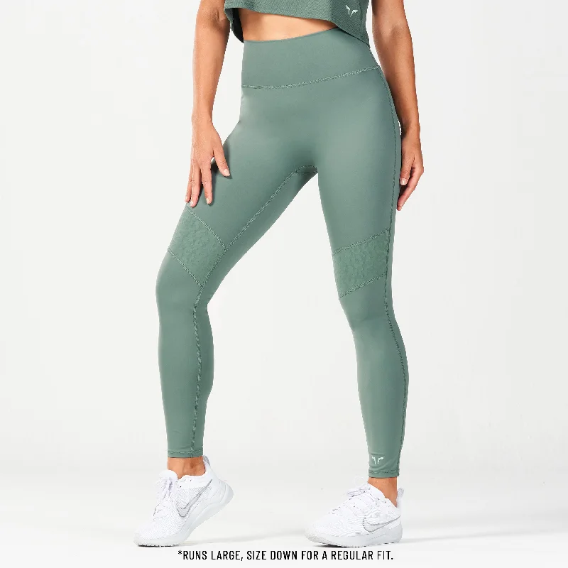 Major Savings Untamed Panel Leggings 27" - Dark Forest
