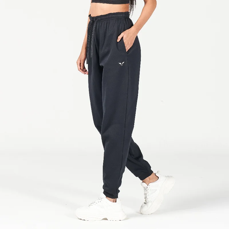Don't Wait Waistband Surprise Joggers - Black