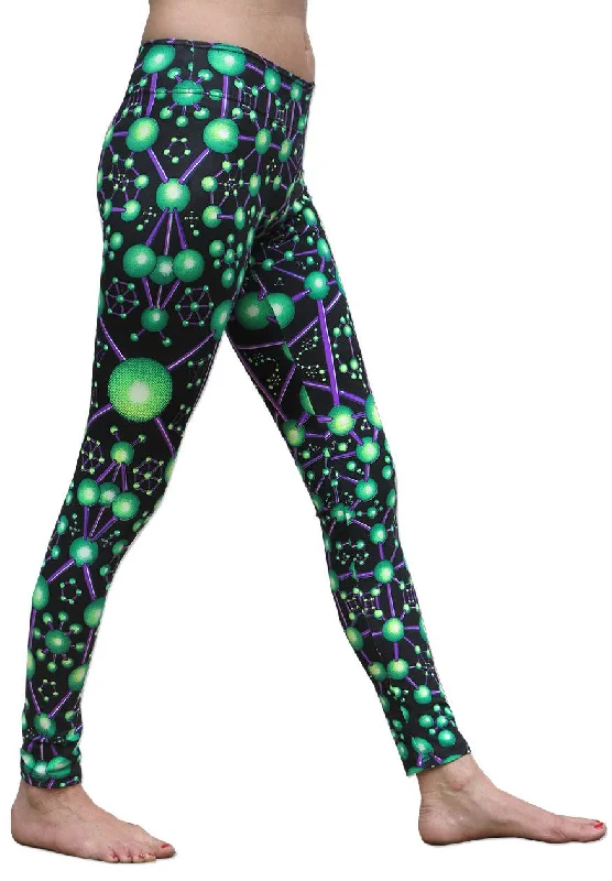 Deal Frenzy Wide waistband Leggings : Atomic Alien