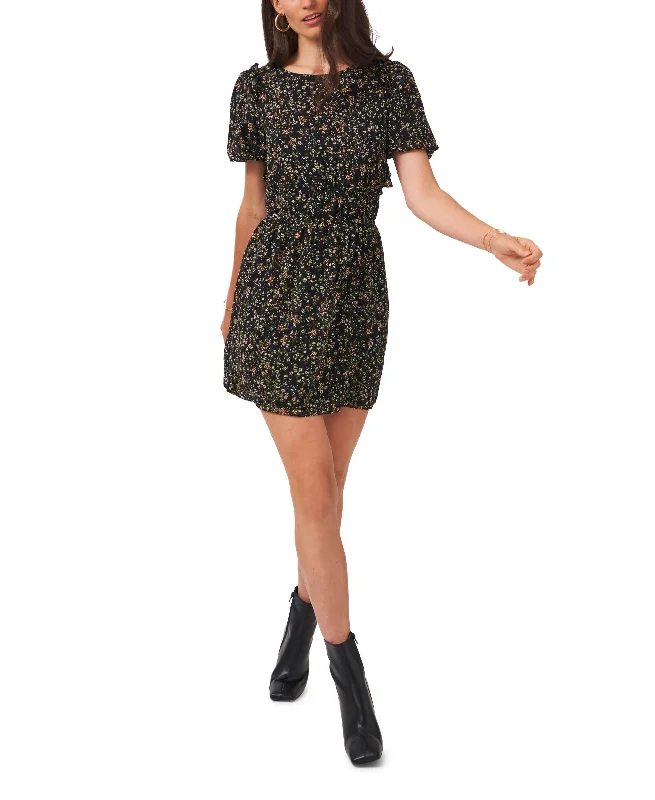 Clearance Event 1.State Short Bubble Sleeve Mini Dress