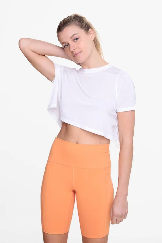 Exclusive Deal Active Short Sleeve with Cut-Out