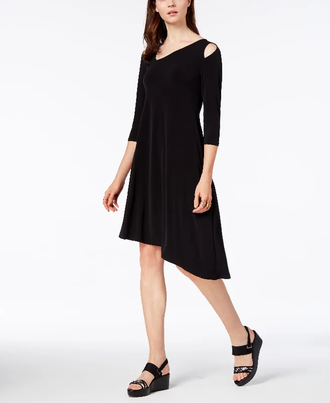Stock Clearance Alfani Cutout Asymmetrical Dress