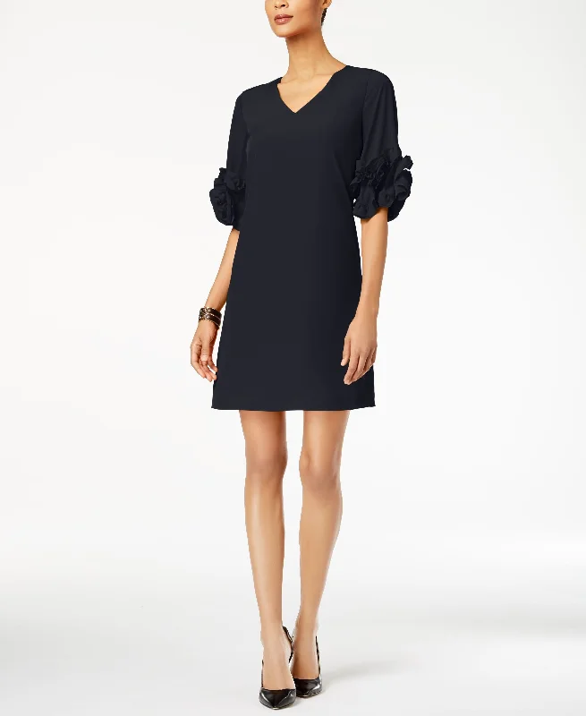 Best Seller Alfani Ruffle Sleeve A Line Dress