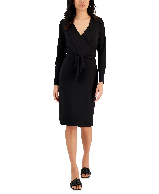 Final Markdown Alfani Womens Wrap Dress