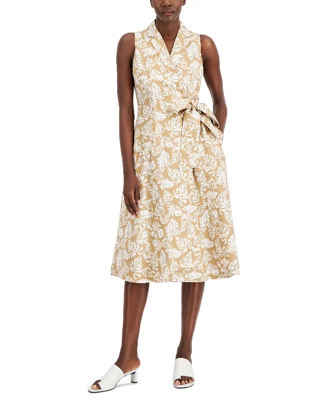 Friends and Family Sale Alfani Womens Wrap Midi Dress