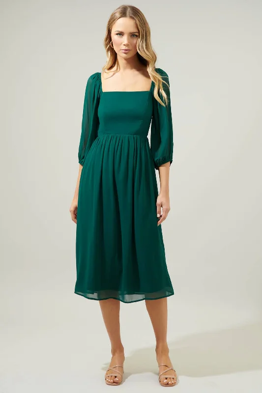 Price Meltdown Amaretto Midi Dress