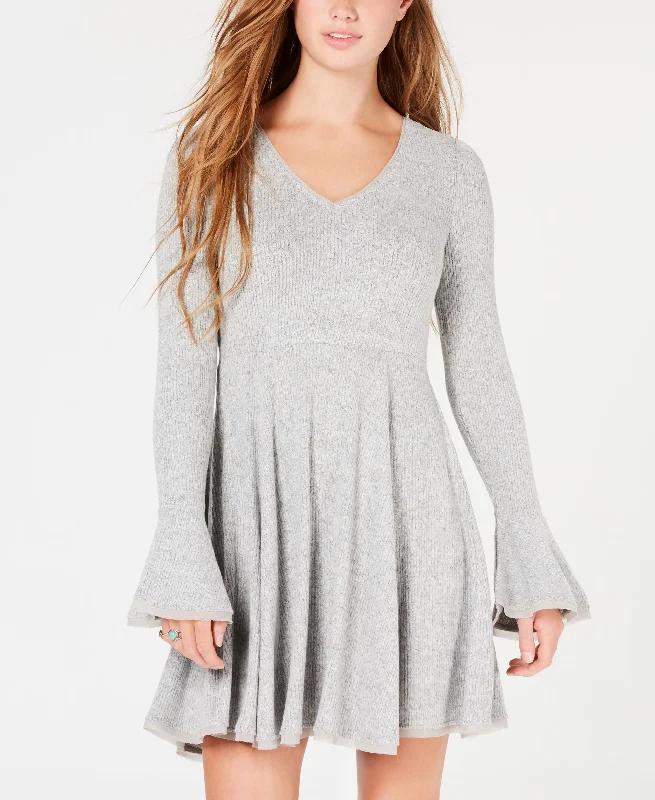 Clearance Sale American Rag Juniors Ribbed Bell Sleeve Dress