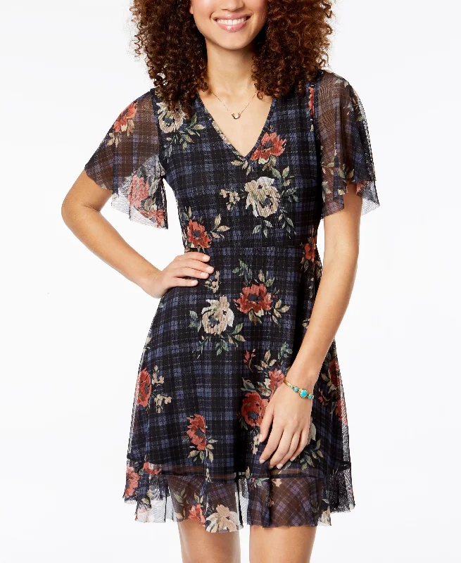 Price Buster American Rag Juniors Tie Back Fit Flare Dress