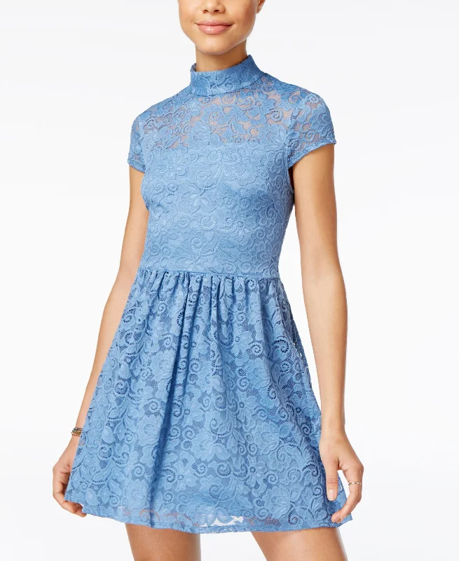 Massive Deals B Darlin Juniors Lace Fit Flare Dress