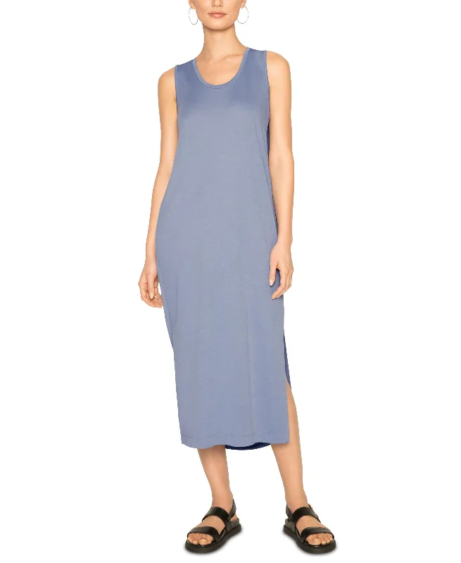 Year-End Clearance B New York Side Slit Sleeveless Dress