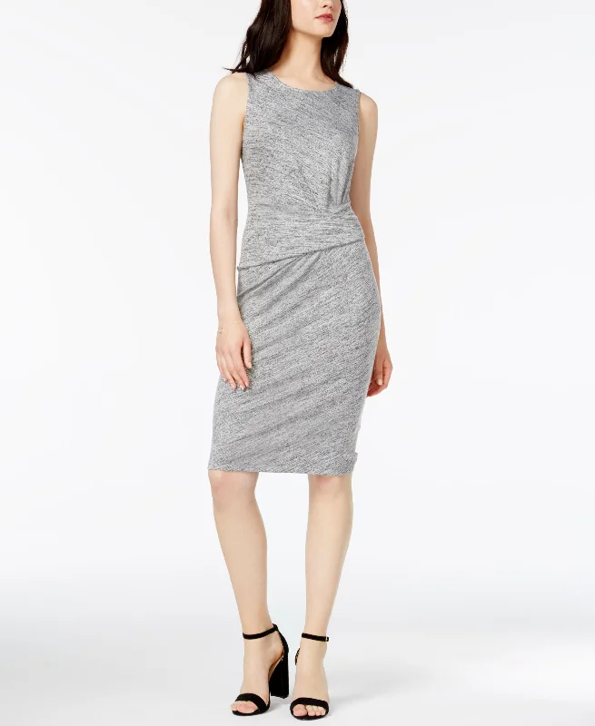 Flash Deals Bar III Heathered Ruched Dress
