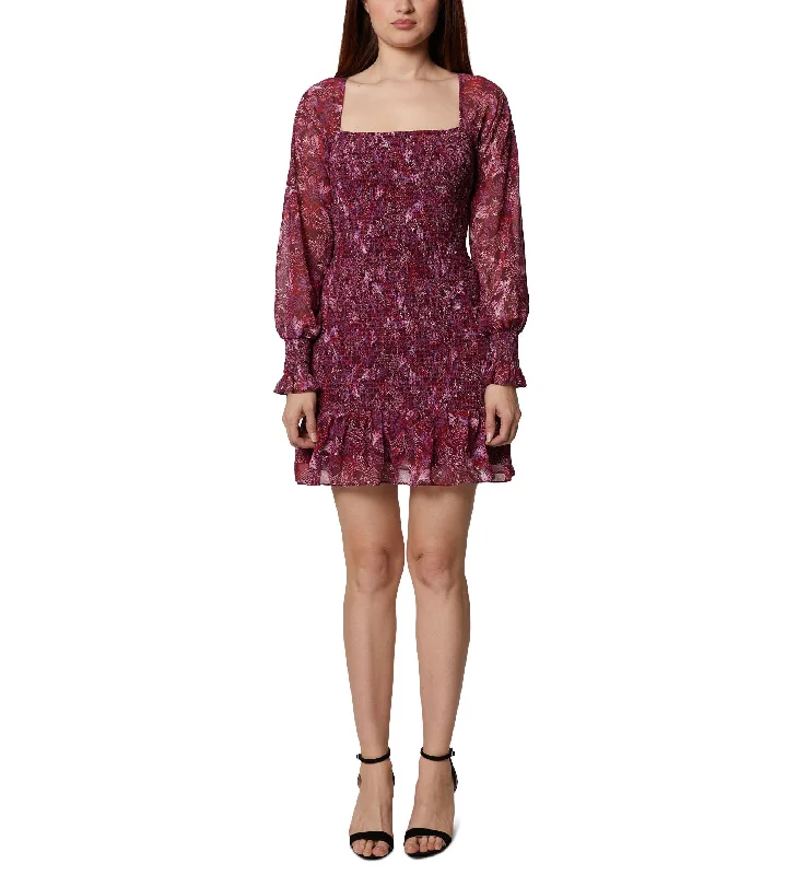 Act Fast BCBGeneration Smocked Mini Dress
