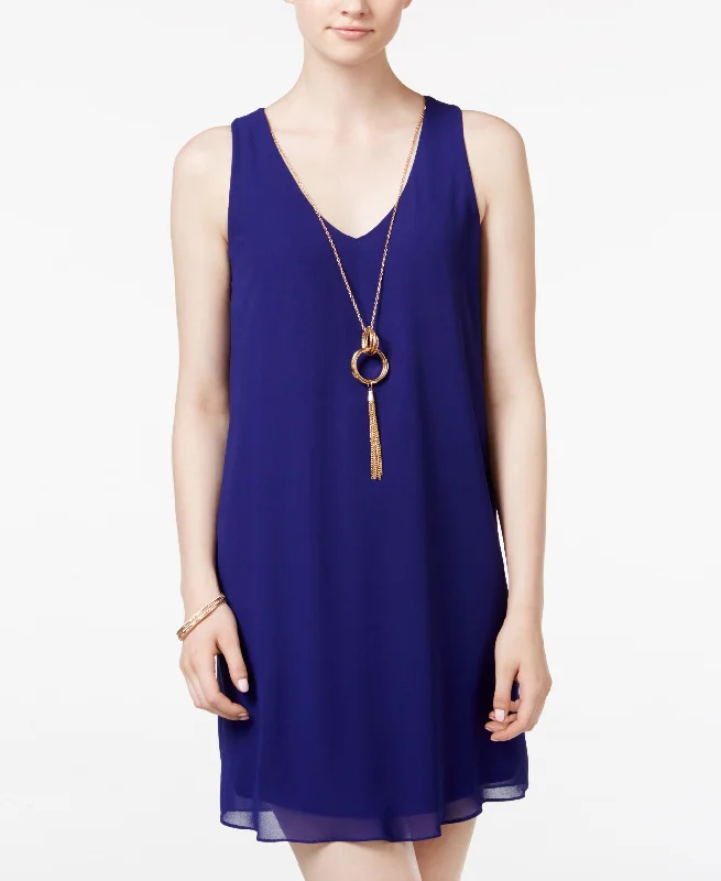 Deep Discounts Bcx Juniors Ruffled Back Necklace Shift Dress